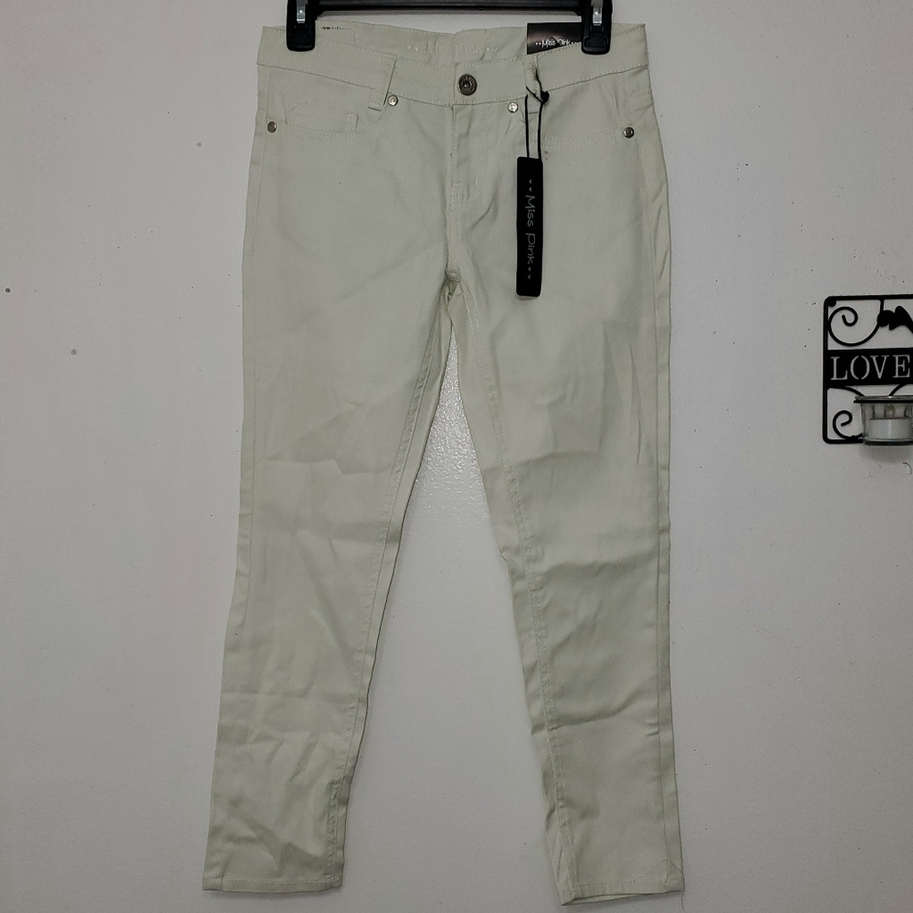 Miss Pink Girls Skinny Fit Denim Pants